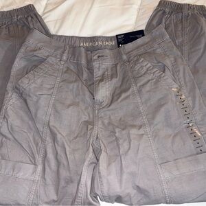 American Eagle Gray Cargo Pants